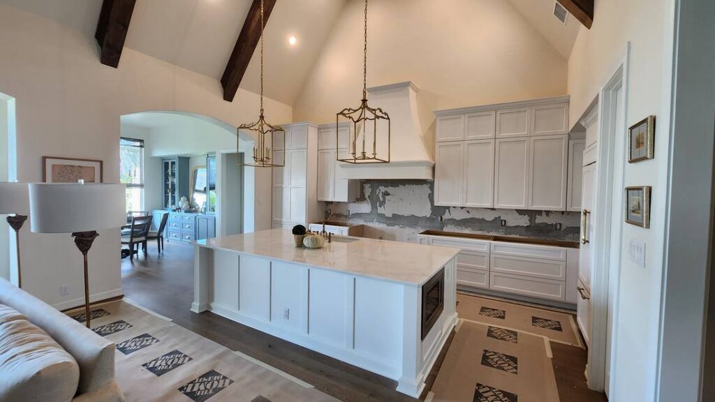 Luxury kitchen remodel, view 2